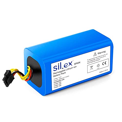 Anakel Home Silex Spain Repuesto Batería Conga Compatible con Conga 1290, Conga 1390 y Conga 1590 | 14.4V, 2600 mAH, 37.44wh, Color Azul