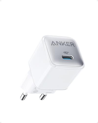 Anker Cargador 511 (Nano Pro) 20W PIQ 3.0 Cargador USB-C Fuente de alimentación Compatible con iPhone 13/13 Mini/13 Pro/13 Pro Max/12, iPad/iPad Mini, Pixel, Ártico (Cable no Incluido)