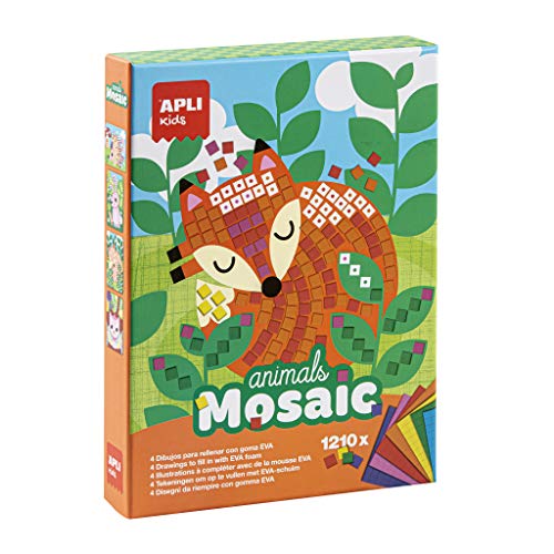 APLI 14289 - Mosaico Goma Eva Animales
