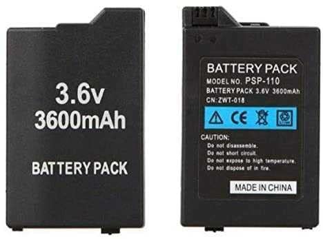 Bateria Compatible con Sony PSP Slim & Lite (PSP-2000 / PSP-2004) / PSP Brite (PSP-3000 / PSP-3004) PSP-S110 3600 mAh