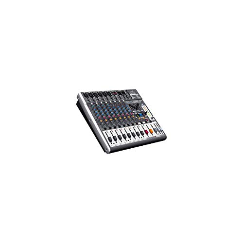 Behringer Mezclador Behringer XENYX X1222USB Premium de 16 entradas y 2/2 buses con preamplificadores y compresores de micrófono XENYX, ecualizadores británicos