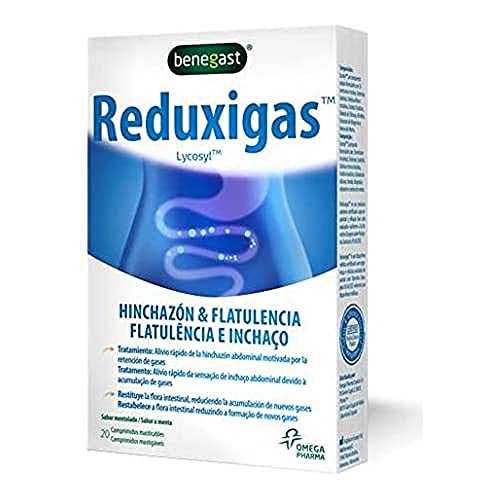 Benegast Reduxigas Tratamiento Gases 20 comprimidos masticables