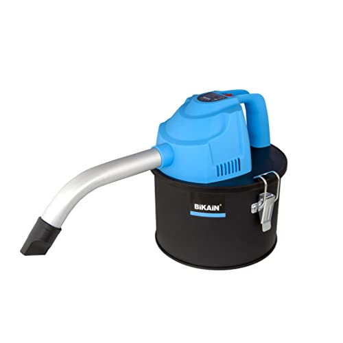 Bikain - Aspirador de Cenizas - para Pellets - 600W - 4 litros - Chimenea y Barbacoa - Color Azul - DI600P