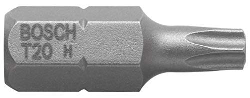 Bosch Accessories 2 607 001 612 - Punta de atornillar extra dura T20, 25 mm (pack 10)