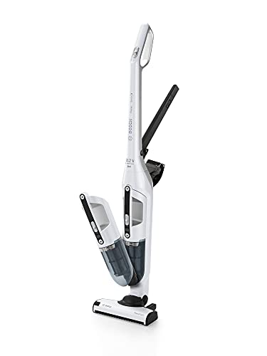 Bosch Hogar Flexxo Serie I 4 BBH32551 - Aspiradora sin cable y de mano, de 25.2V, hasta 55 minutos de autonomía, color blanco