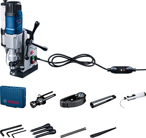 Bosch Professional GBM 50-2 - Taladro electromagnético (1200 W, Ø de perforación máx. 50 mm, en maletín)