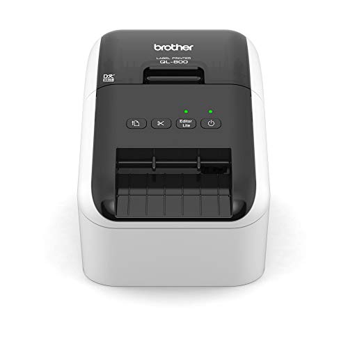 Brother Ql-800 - Impresora de Etiquetas (USB 2.0, Cortador Automático, Impresión A Negro/Blanco)