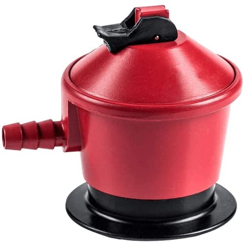 CABLEPELADO Regulador Botellas Gas Butano o Propano | Presión nominal (entrada): 50 mbar | Caudal garantizado: 2.5 kg/h | Tipo de gas: GLP-B/P | Para cocinas, quemadores de hostelería, paelleros