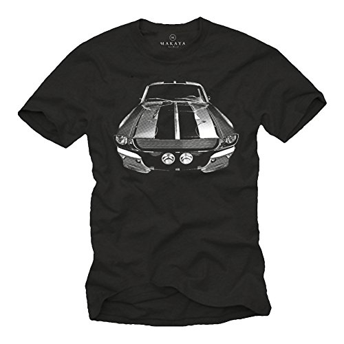 Camisetas con Coches Clasicos - Mustang Eleanor - Noir XXXL