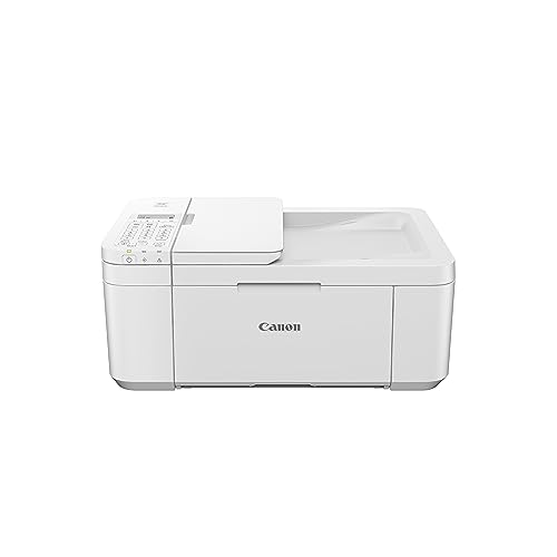 Canon Pixma TR4651 Impresora Multifunción 4 en 1, Sistema de Inyección de Tinta, Impresión, Escaneo, Copia y Fax, WiFi, Cartuchos Tinta XL, ADF de 20 Hojas, Impresión a Doble Cara Automática, Blanco