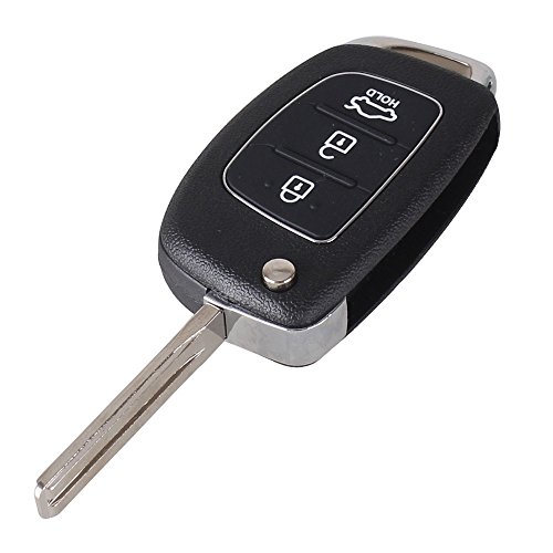 Carcasa llave para Hyundai Santa Fe Tucson i10 i20 i40 ix20 ix35 | 3 Botones | Mando a distancia