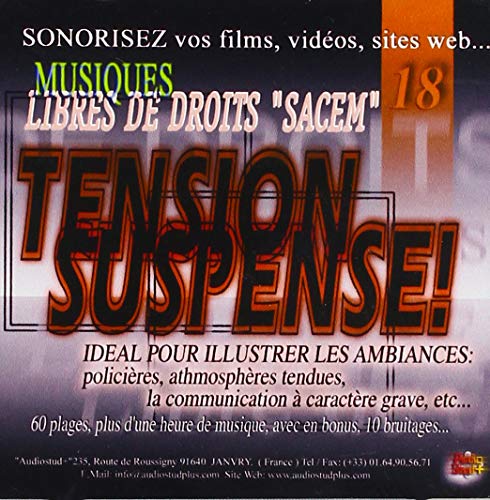 CD Illustrations Musicales Audio Stud+ Vol.18 "Tension, Suspence"
