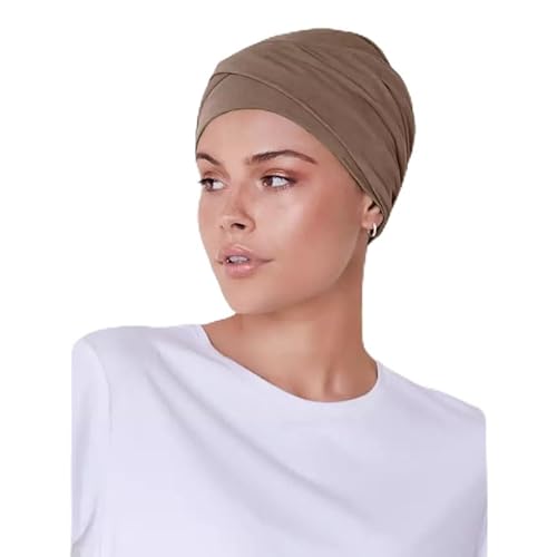 Christine Headwear - Zoya - Viva Turban - Teca Brown, marrón teca, Talla única