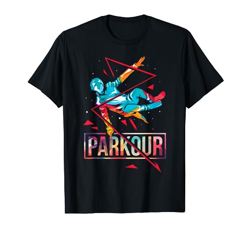 Cool Parcouring Parkour Deportista Extremo Camiseta