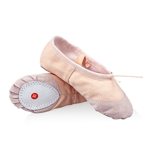 DoGeek Transpirable Zapatos de Ballet Zapatillas de Ballet de Danza Baile para Niña (38 EU, Rosa 2)