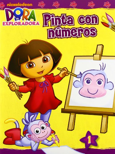 Dora la exploradora: pinta con números (Nickelodeon)