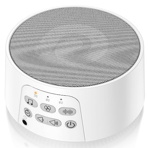 Dreamegg Maquina de Ruido Blanco - D3 Pro Ruido Blanco Bebe con 29 Sonidos HiFi Calmantes, USB Recargable Ruido Blanco Adultos Portatil para Dormido Viajar, Conector para Auriculares, Temporizador