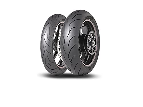 Dunlop 22697 Neumático 180/55 ZR17 73W, Sportsmart Mk3 para Moto, Verano