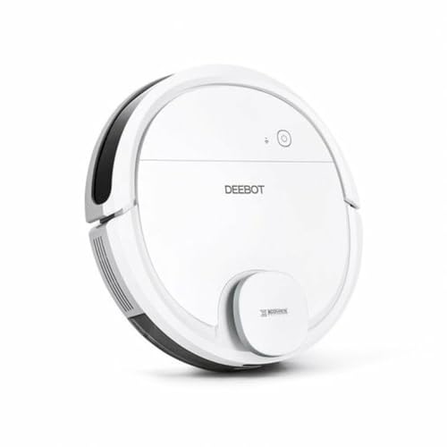 ECOVACS Deebot OZMO 900 - Robot Aspirador 4 en 1: barre, aspira, pasa mopa y friega, mapeo inteligente láser, compatible con Alexa, App, Wifi, reanuda limpieza tras recarga, reporte por voz, blanco