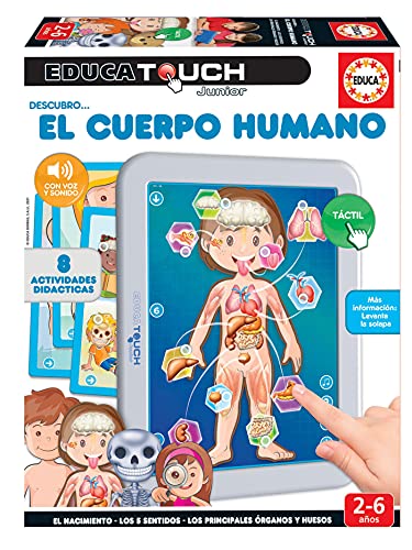 Educa - EducaTouch Junior. El Cuerpo Humano. Juego Educativo Electrónico Infantil. A Partir de 2 años (19174)