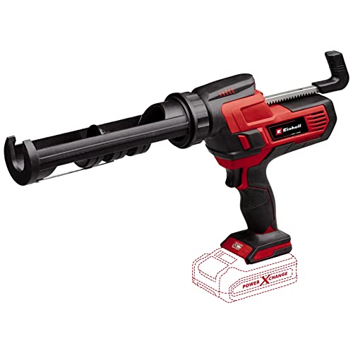 Einhell Pistola de cartuchos con batería TE-SG 18/10 Li-Solo Power X-Change (18 V, para cartuchos de 310 ml, hasta 2.000 N, velocidad de giro ajustable, sin batería)