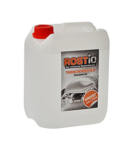 Eliminador de óxido del Tanque Rostio Concentrado de eliminador de óxido del Tanque de 5 litro – Simplemente Elimina el oxido al Tanque -Produce 50 litros