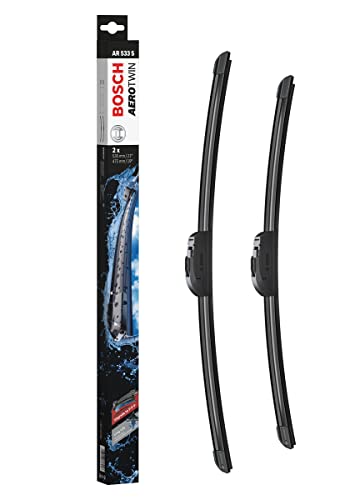 Escobilla limpiaparabrisas Bosch Aerotwin AR533S, Longitud: 530mm/475mm – 1 juego para el parabrisas (frontal)