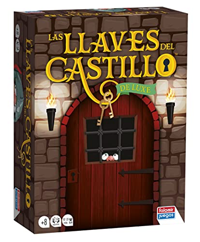 Falomir - Juego de Mesa Las Llaves del Castillo de Luxe, Estrategia y Suerte para 8 años, Multicolor, Material Cartón