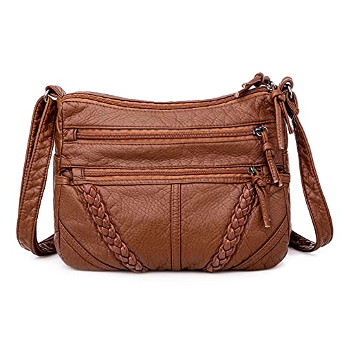 FANDARE Ak-pa002, Bolso Bandolera Mujer Niñas, marrón, Large