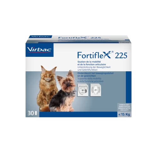 Fortiflex 225 Suplemento nutricional Antiartritis para Perros 30 Comprimidos