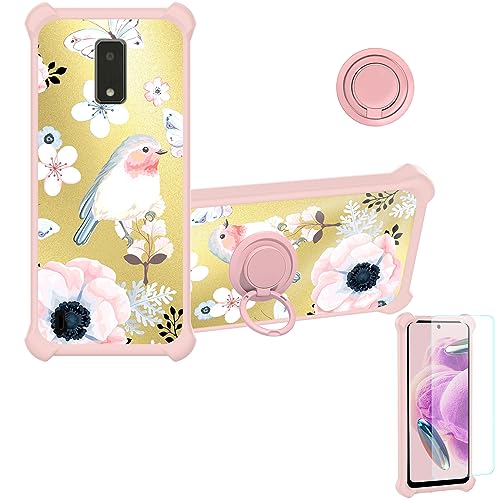 Funda para BLU View 2 2023 Funda Compatible con BLU View 2 2023 Case Carcasa Soporte XXF Pink