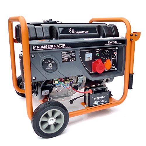 Generador de electricidad KnappWulf kw8300 de gasolina generador de electricidad trifásica 230 V + 400 V