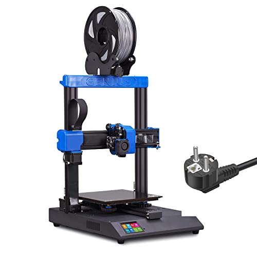 Genius-Pro Impresora 3D - Impresión 3D de Alta precisión de 220 mm x 220 mm x 250 mm con Control de Eje Z Dual - Tarjeta USB/TF Compatible con PLA, ABS, TPU (Enchufe de la UE)