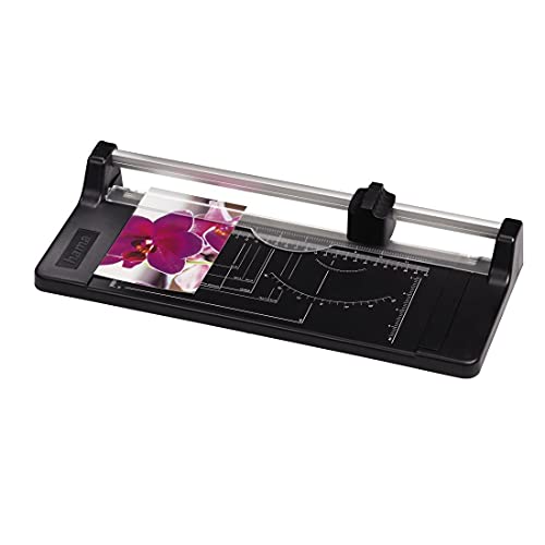 Hama Easy Cut R 320 guillotina para papel 5 mm - Cortador de papel (5 mm, 32 cm, 0.5 mm, Negro)