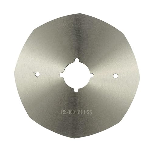 Hoja de acero de aleación Hojas de sierra circulares de tela de rueda de discos de corte de tela Cuchilla de corte de la cuchilla de corte de sastre (2 unids/100 x 21 x 1.2 mm)