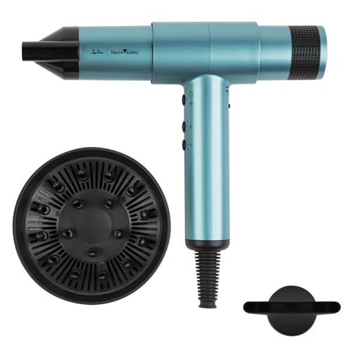 JATA JBSC5577 - Secador Pelo Profesional Iónico 2000 W. Motor 110.000 rpm. Secado rápido. Control de temperatura y de velocidad del aire. Cabello sano, brillante, sin encrespamiento