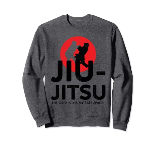 Jiu Jitsu tierra es mi espacio seguro BJJ artes marciales Jiu Jitsu tierra es mi espacio seguro MMA Sudadera