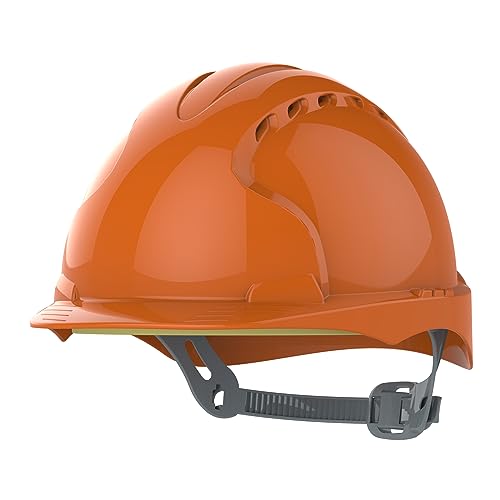 JSP Casco EVO 2 visera media con ventilación y ajuste deslizable Naranja