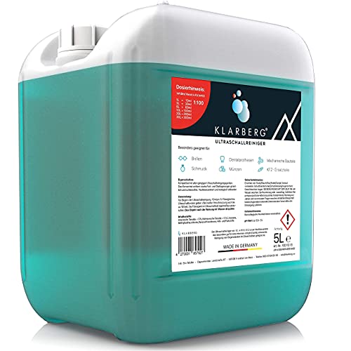 KLARBERG® 5L Limpiador por ultrasonidos concentrado 1:100 para dispositivos de ultrasonidos