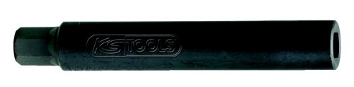 KS Tools 150.9438 Llave de vaso con punta de sufridera con perfil especial para amortiguadores de 10 mm, 7,0 x 10,0 mm