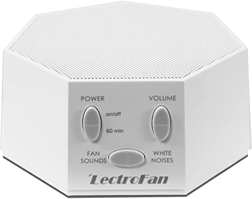 LectroFan - Máquina de Ruido Blanco con Sonidos de Ventilador y Temporizador (Blanco)