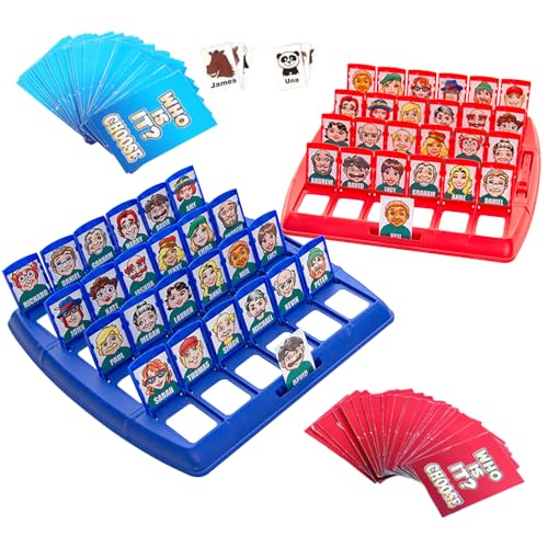 Lotvic Quién es Divertido Juego de Mesa, Adecuado para el Clásico Juego, Juego de Adivinanzas, Divertido Juego de Adivinanzas Regalo, Juego de Mesa para Padres e Hijos