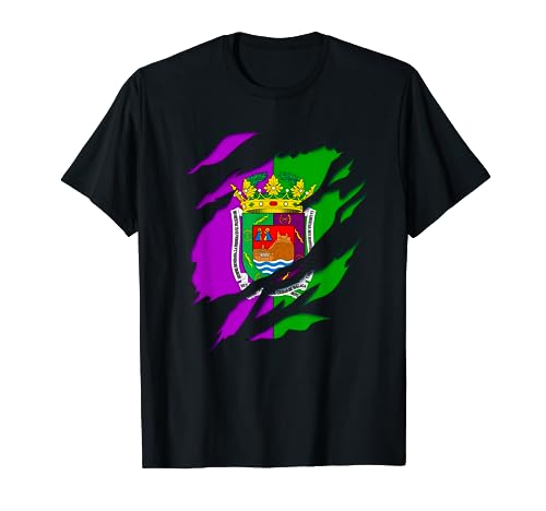 Malaga Bandera y Escudo Efecto Tridimensional 3D Andalucia Camiseta