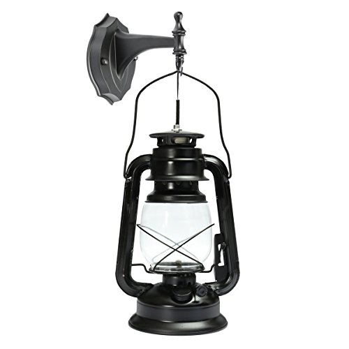 MASUNN Vintage Retro De Segunda Mano De La Lámpara De Pared Montaje Farol Luces Europeas - Negro