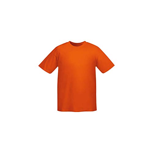 MISEMIYA - Camiseta Uniforme Laboral Industrial Taller MECÁNICO TÉCNICO Fontanero ALBAÑIL- Ref.001 - XL, Naranja