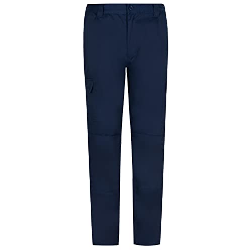 MISEMIYA - PANTALÓN Hombre DE Trabajo MULTIBOLSILLO Uniforme Laboral Industrial Taller MECÁNICO TÉCNICO Fontanero ALBAÑIL Ref.9100-48, Azul Marino