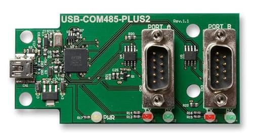 MOD, USB HS a RS485, 2 canales, FT2232H, puente de interfaz, cantidad 1 | USB-COM485-PLUS2