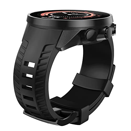 NotoCity Compatible con Suunto 9/Suunto 9 Baro/Suunto 7, Soft Silicone Watch Correa para Suunto D5/Suunto Spartan Sport Wrist HR