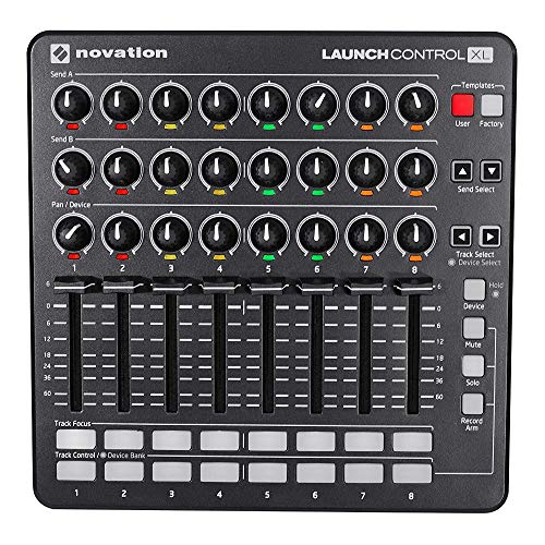 Novation Launch Control XL MKII: controlador MIDI para Ableton Live, con USB y controles asignables