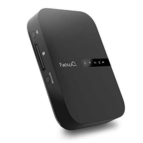 Nuevo enrutador de Viaje Filehub AC750: Lector de Tarjeta SD de Disco Duro inalámbrico para Acceso en Viaje Dispositivo de Almacenamiento USB Externo para respaldar Fotos y Archivos